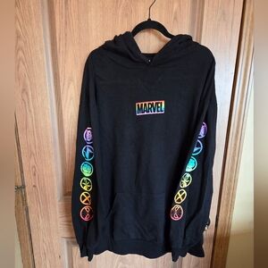 Marvel lightweight Pullover sweatshirt/ Hoodie Pride collection in size XXL